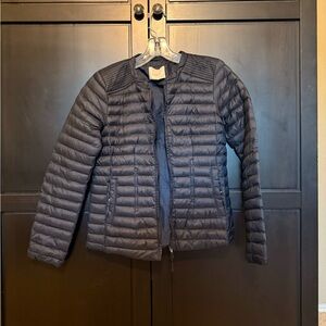 LOFT Navy Quilted Jacket